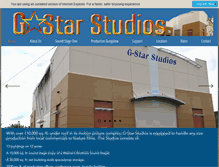 Tablet Screenshot of gstarstudios.com